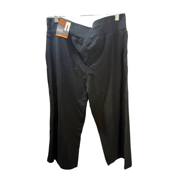 RBX Womens Black Capri Weekend Active Pants XL Cotton Blend - Picture 2 of 10